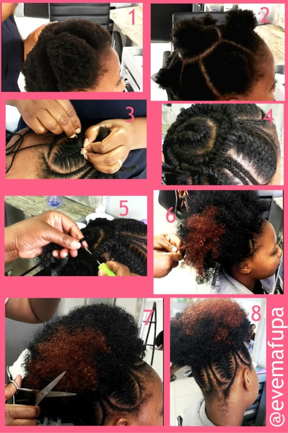 Needle & Thread Cornrows – Natural Sisters – South African Hair Blog
